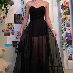 La Femme Sleeveless Gown